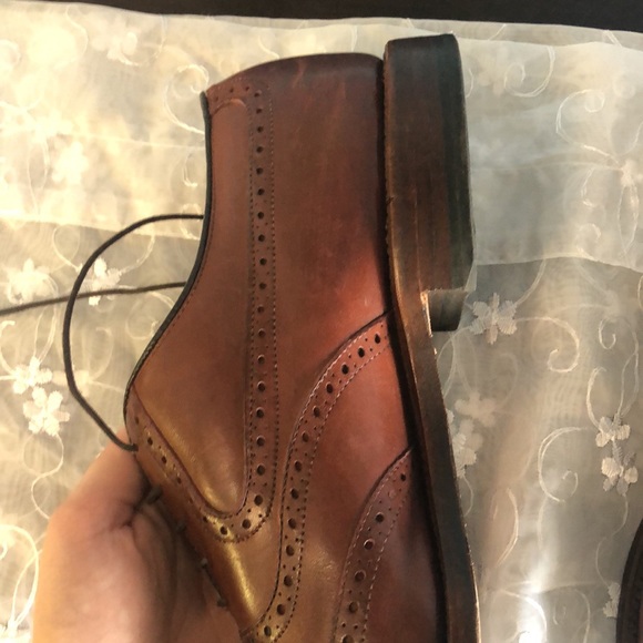 Allen Edmonds - size 10 brown Oxford dress shoes main image 7